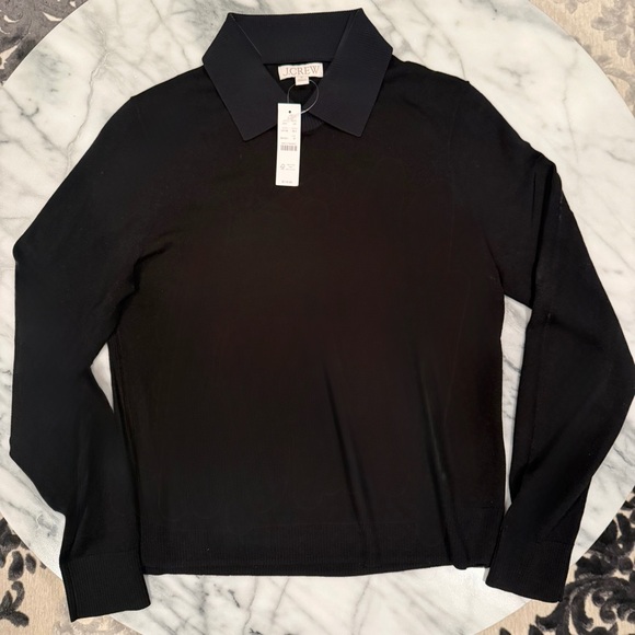 J. Crew Carolyn Collared Sweater - NWT - Picture 2 of 4